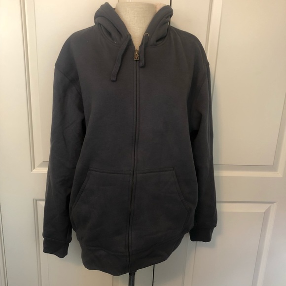 Weatherproof Other - Weatherproof Fleece Gray Hoodie, NWT, L